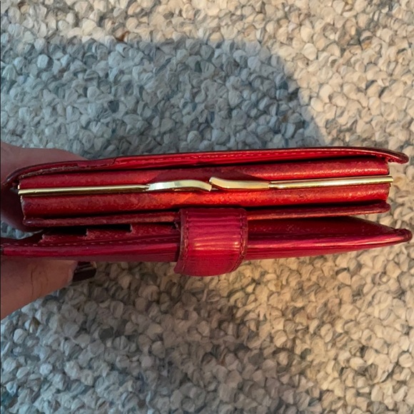 Authentic Louis Vuitton Red Epi Wallet - Picture 4 of 13